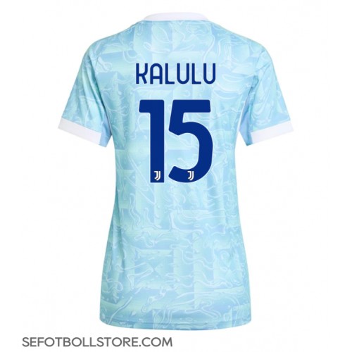 Juventus Pierre Kalulu #15 Replika Bortatröja Dam 2025-26 Kortärmad